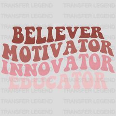 Believer... 100 Days School Design - DTF heat transfer - transferlegend