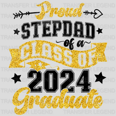 Proud Stepdad Of A Class Of 2024 Graduate Design - DTF heat transfer - transferlegend