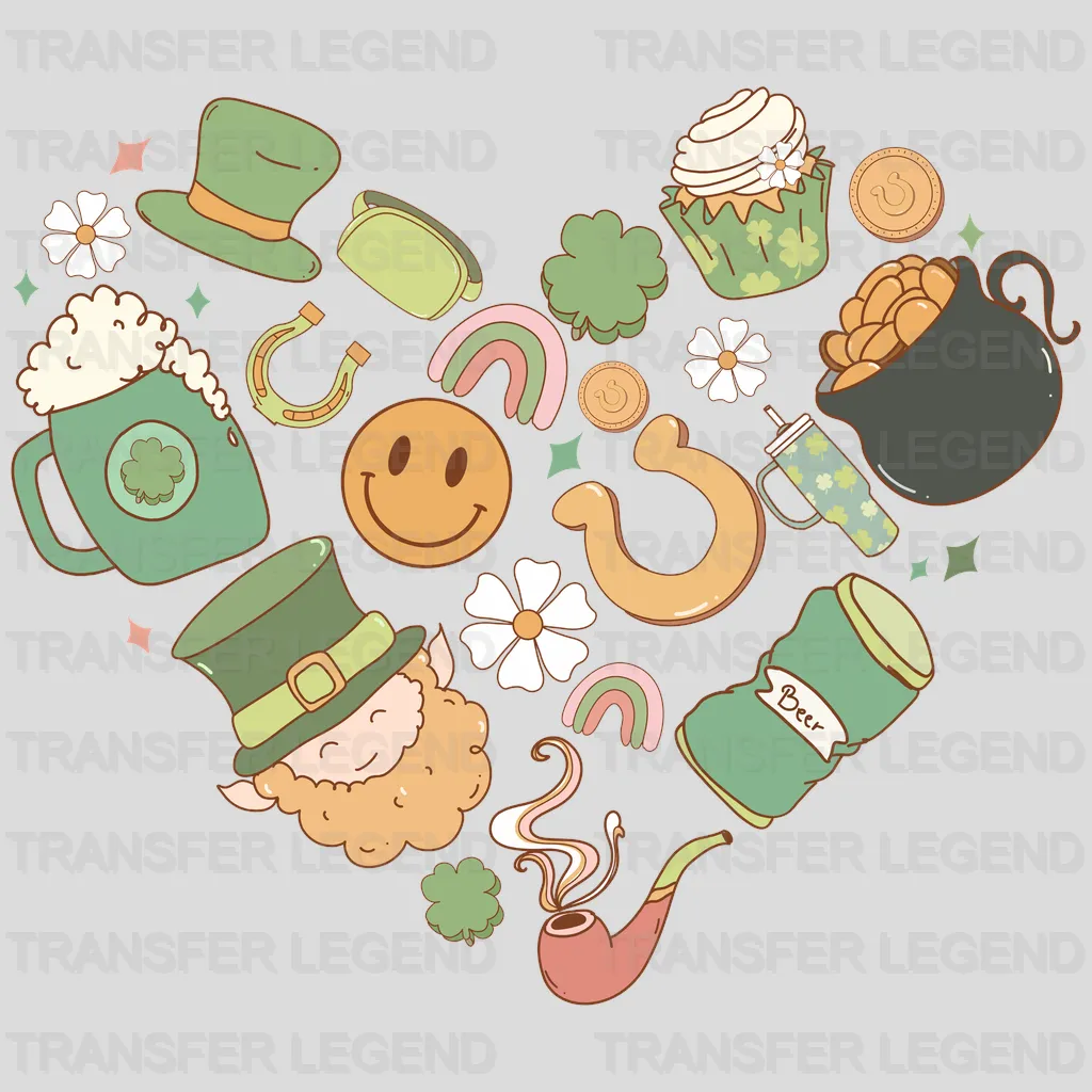 Retro St. Patrick's Day Design - DTF heat transfer - transferlegend