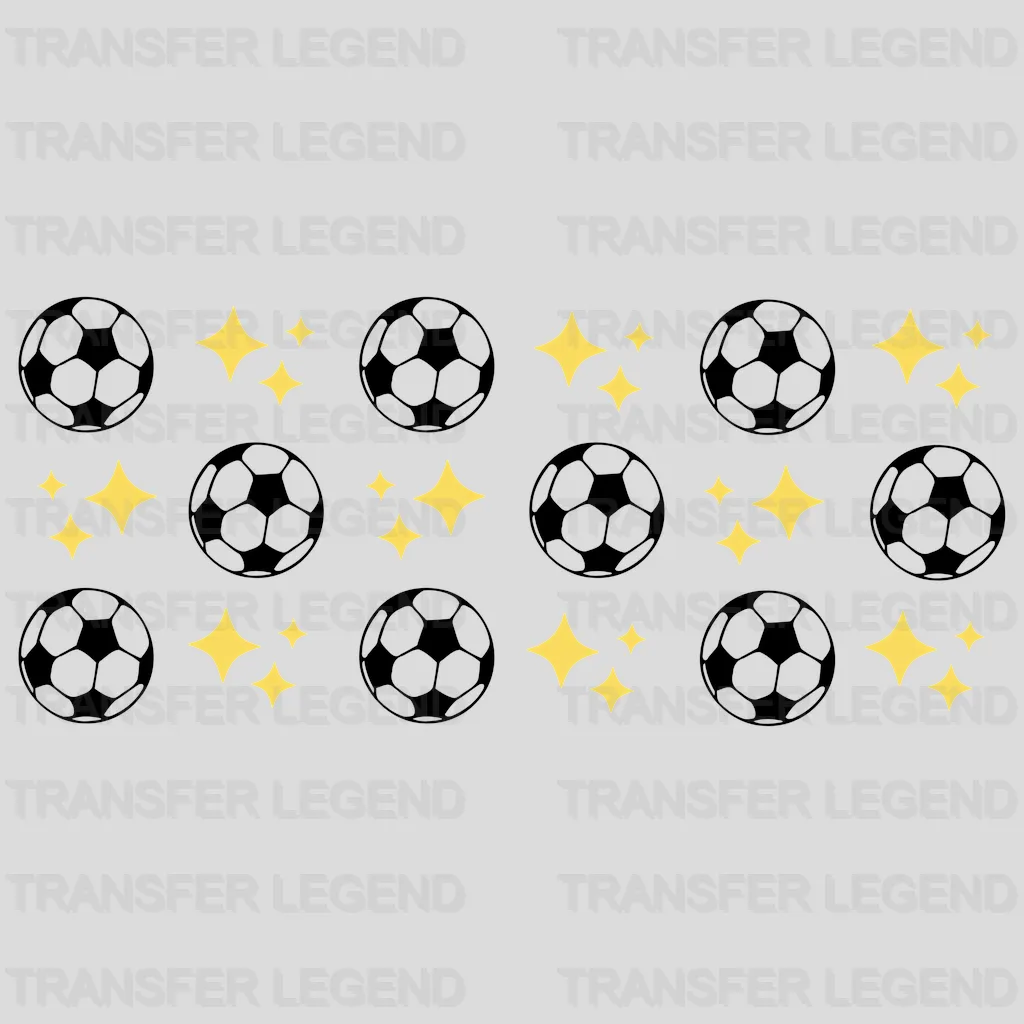 Soccer Balls UV DTF Transfer Cup Wrap UV DTF Sticker - transferlegend