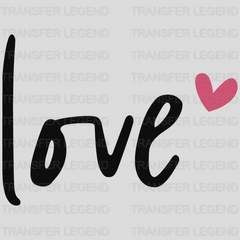 Love Valentine's Day Design - DTF heat transfer - transferlegend