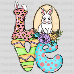 LOVE Easter Design - DTF heat transfer - transferlegend