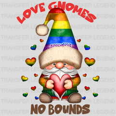 LOVE GNOMIES NO BOUNDS - DTF heat transfer - transferlegend