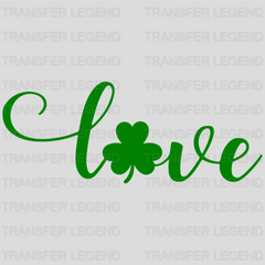 Love St. Patrick's Day Design - DTF heat transfer - transferlegend