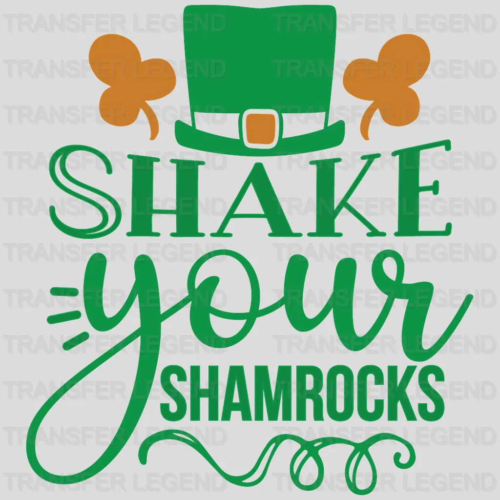 Shake Your Shamrocks St. Patrick's Day Design - DTF heat transfer - transferlegend