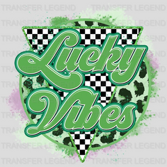 Lucky Vibes St. Patrick's Day Design - DTF heat transfer - transferlegend