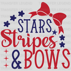 Stars Stripes And Bows DTF Transfer - transferlegend