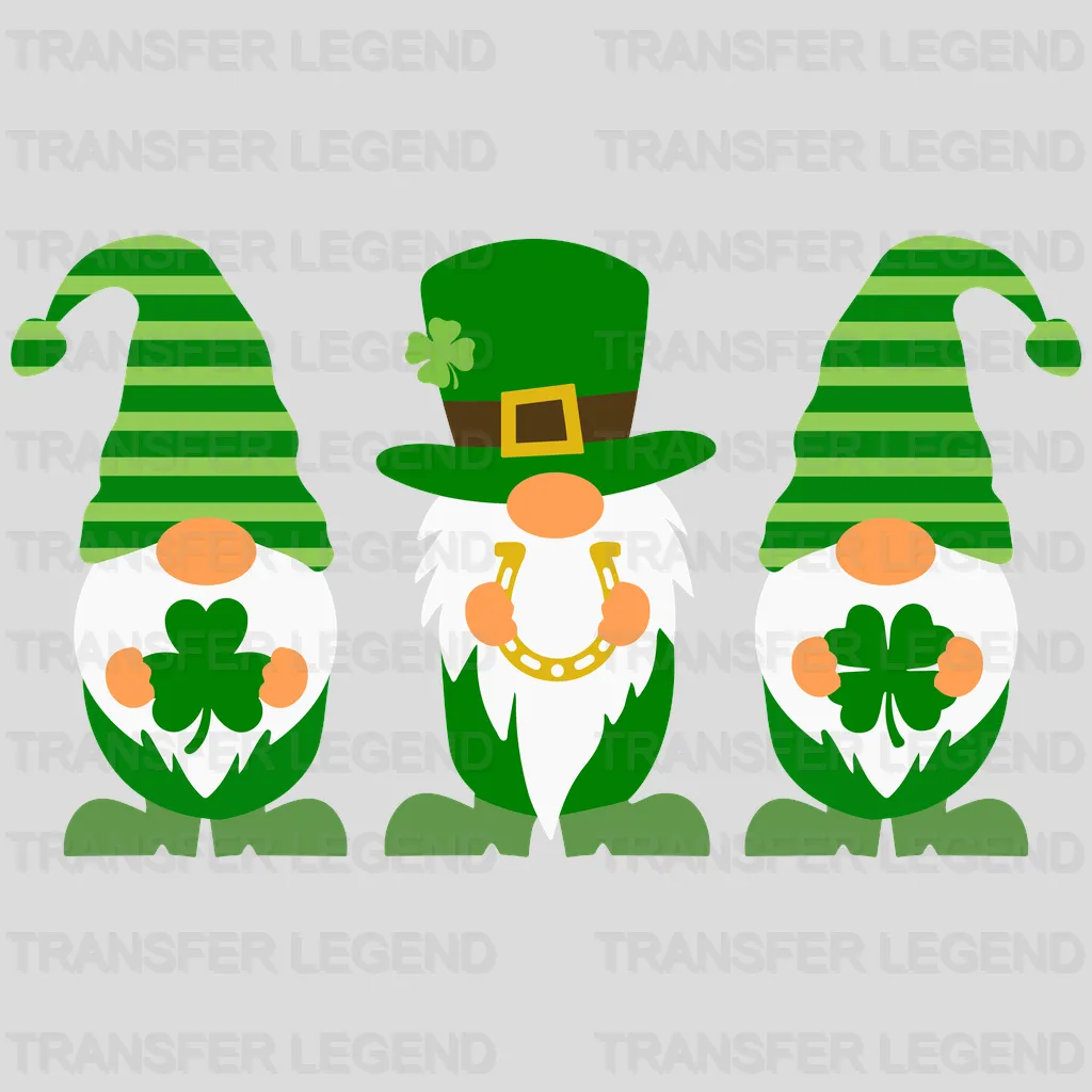 Gnomies St. Patrick's Day Design - DTF heat transfer - transferlegend