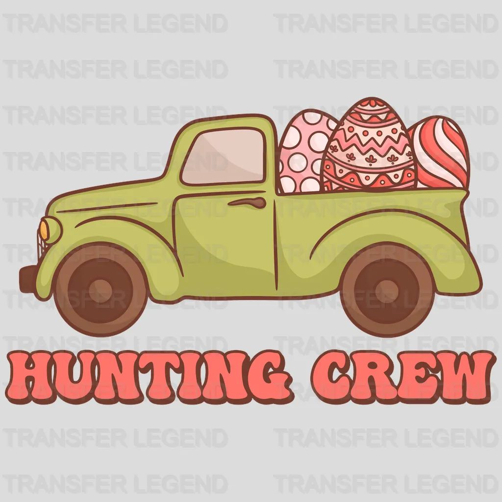 Hunting Crew Easter Design - DTF heat transfer - transferlegend