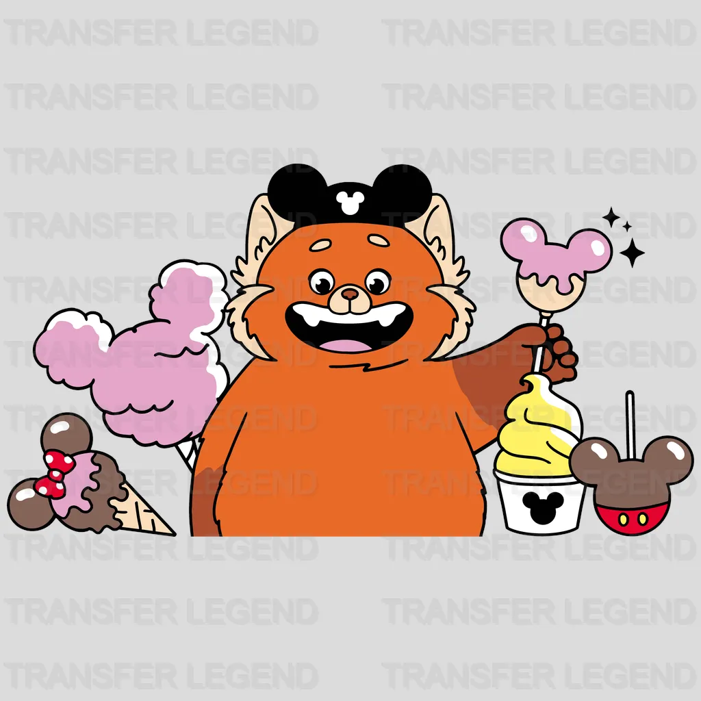 Turning Red Disney Snacks Design - DTF heat transfer - transferlegend