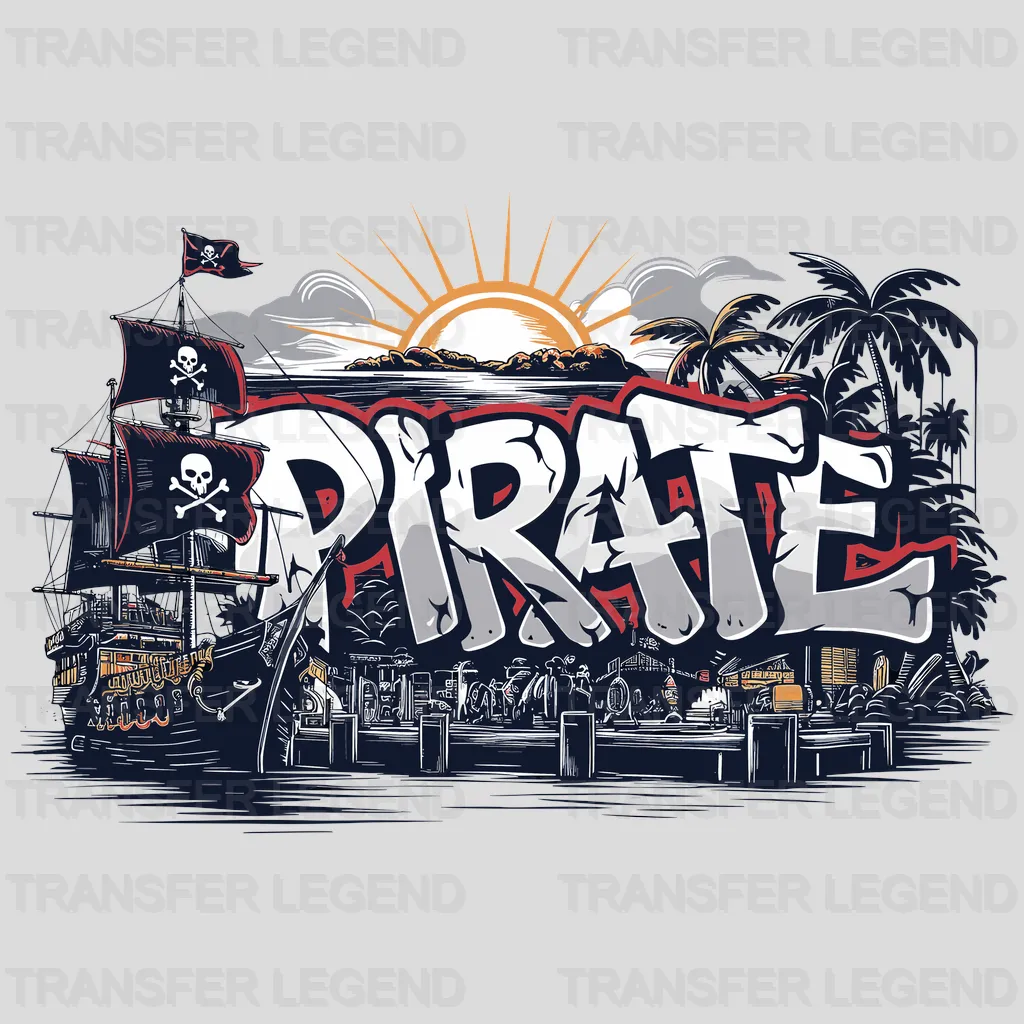 Dream Big Pirate Design - DTF Heat Transfer - transferlegend