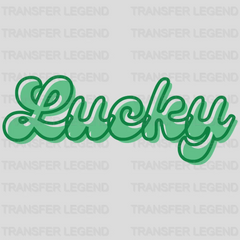 Lucky St. Patrick's Day Design - DTF heat transfer - transferlegend