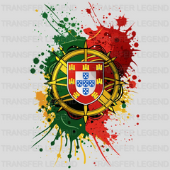 Portugal Flag Design - DTF Heat Transfer - transferlegend