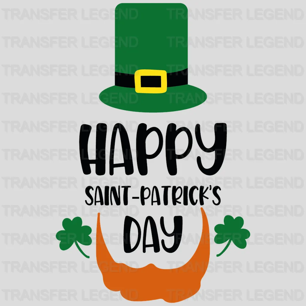 Happy St. Patrick's Day Design - DTF heat transfer - transferlegend