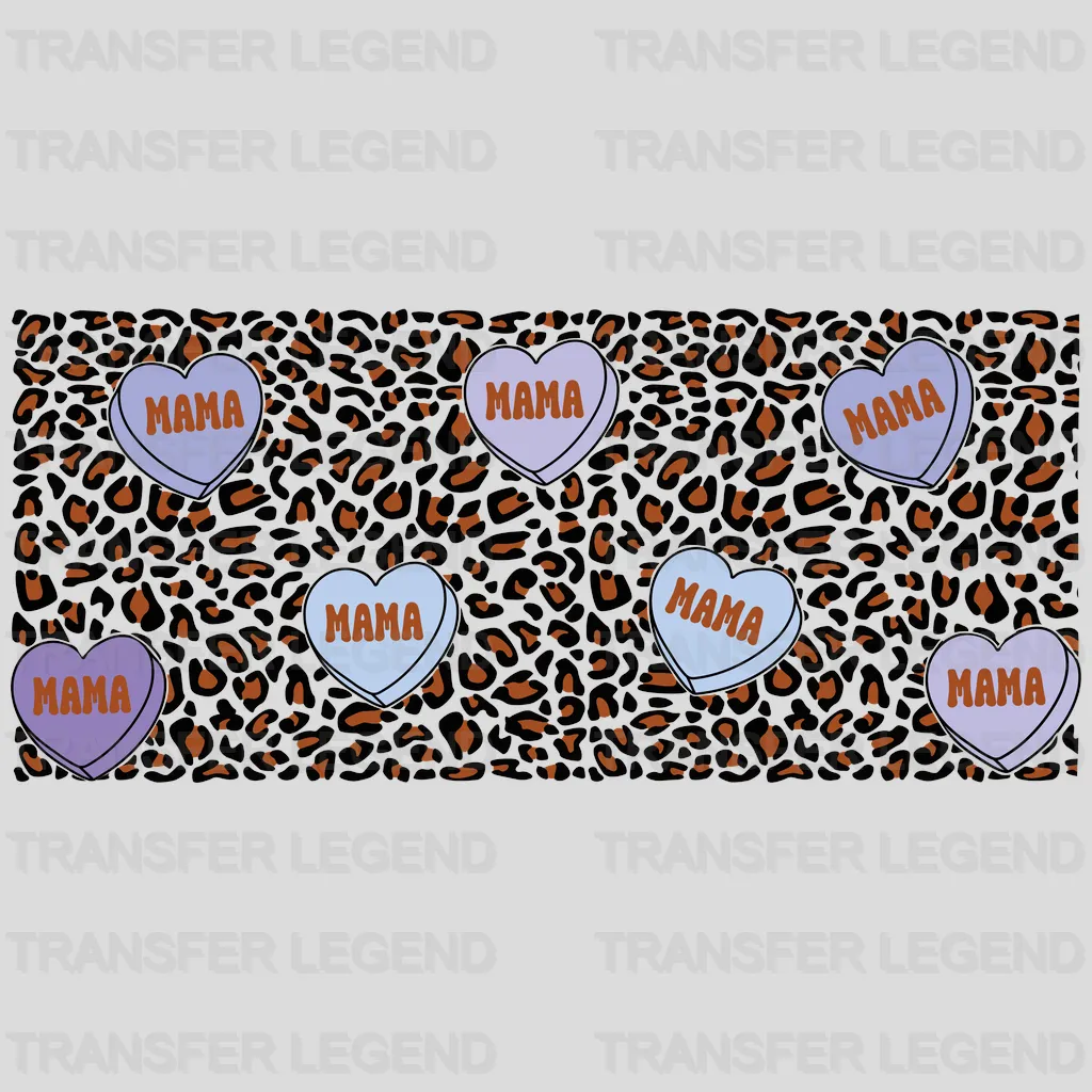Mama Hearts UV DTF Transfer Cup Wrap UV DTF Sticker - transferlegend