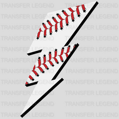 Baseball Lightning  DTF Transfer - transferlegend