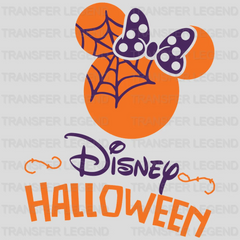 Halloween Minnie- Mickey Spider Wep Head Design - DTF heat transfer - transferlegend