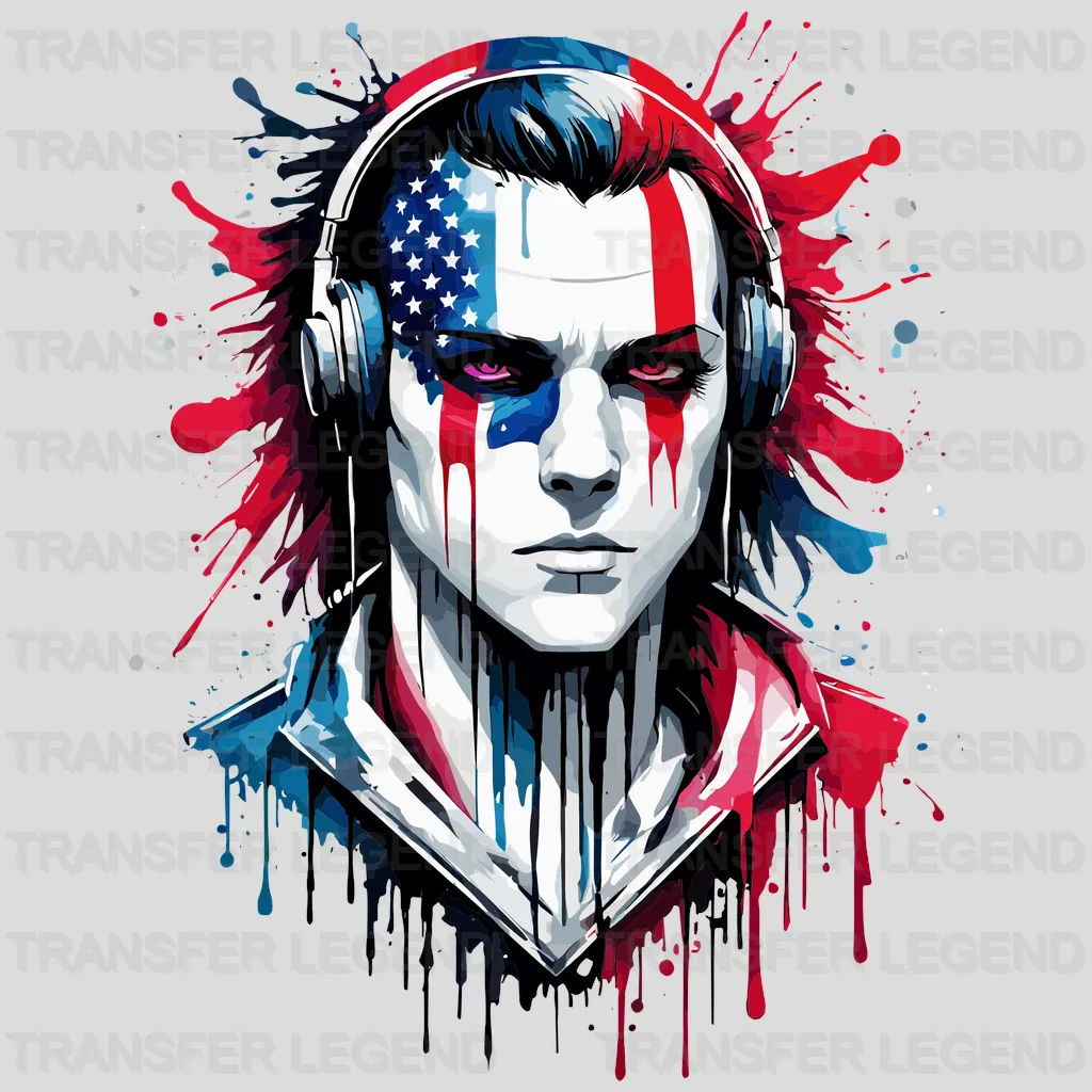 Star Musicer USA Design - DTF Heat Transfers - transferlegend