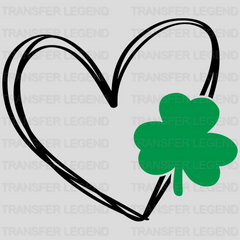 Heart St. Patrick's Day Design - DTF heat transfer - transferlegend