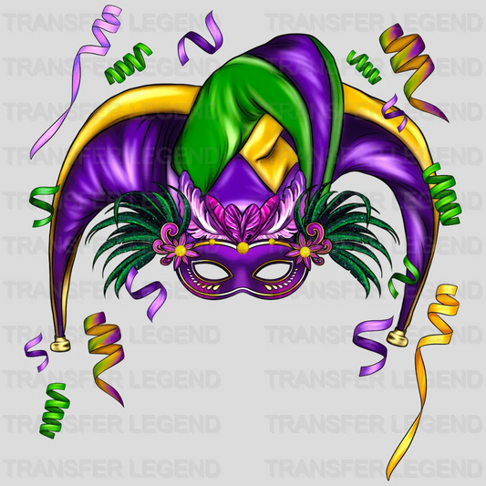 Mardi Gras Design- Mardi Gras DTF heat transfer - transferlegend