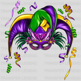 Mardi Gras Design- Mardi Gras DTF heat transfer - transferlegend