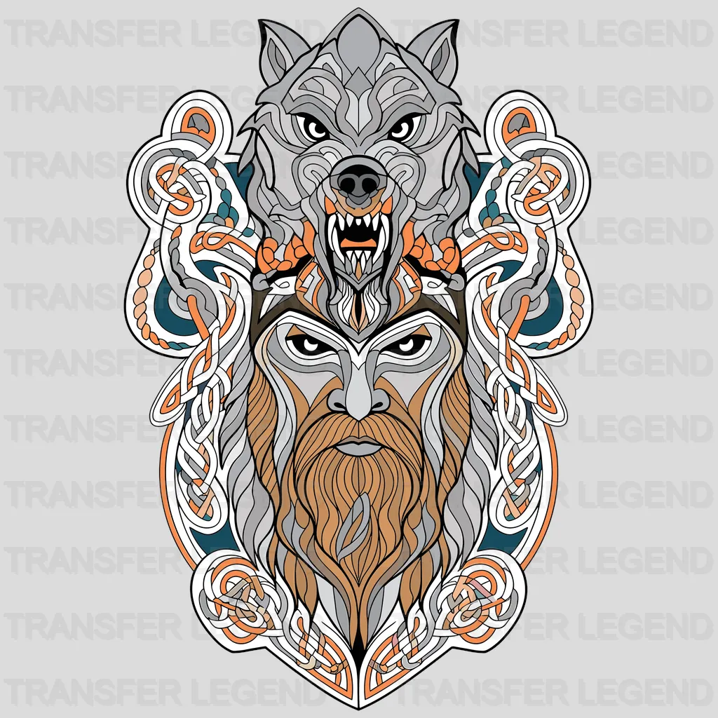 Vikings & Wolfs Nordic Design - DTF Heat Transfer - transferlegend