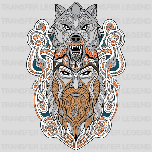 Vikings & Wolfs Nordic Design - DTF Heat Transfer - transferlegend