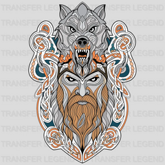 Vikings & Wolfs Nordic Design - DTF Heat Transfer - transferlegend