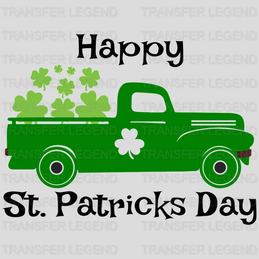 Truck St. Patrick's Day Design - DTF heat transfer - transferlegend