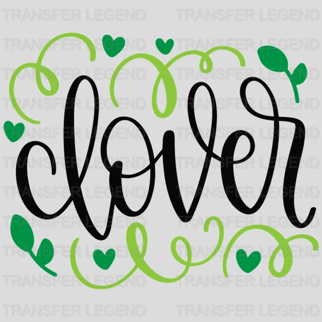 Clover St. Patrick's Day Design - DTF heat transfer - transferlegend