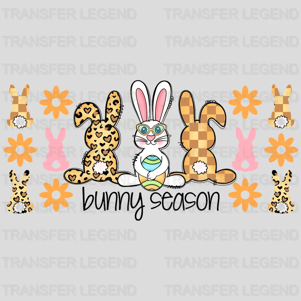 Bunny Season Easter UV DTF Transfer Cup Wrap UV DTF Sticker - transferlegend