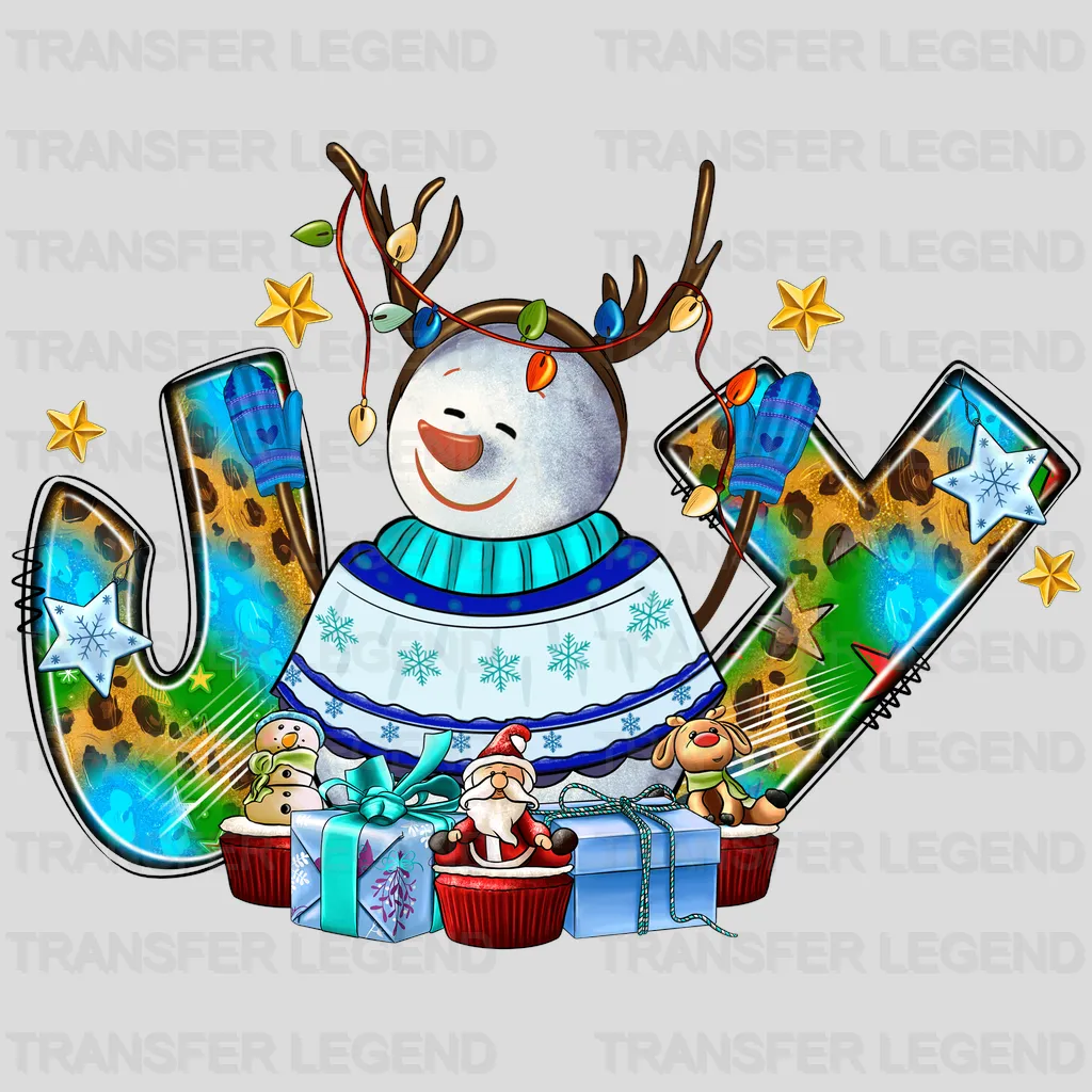 JOY Christmas Design - DTF heat transfer - transferlegend