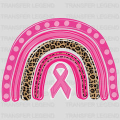 Pink Rainbow Cancer Awareness Design - DTF heat transfer - transferlegend