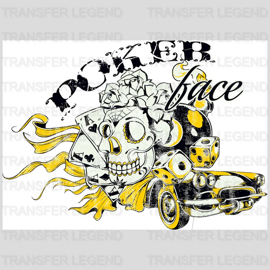 Cars Poker Face Clasic Car Designs - DTF Heat Transfer - transferlegend