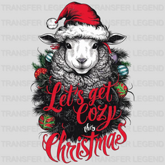 Let's get Cozy Christmas design - DTF Heat Transfer - transferlegend