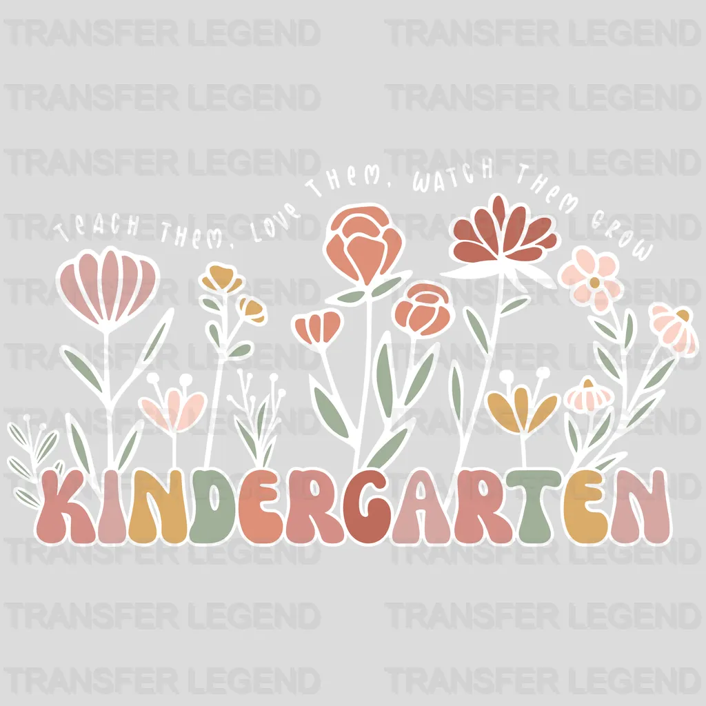 Kindergarten 100 Days School Design - DTF heat transfer - transferlegend