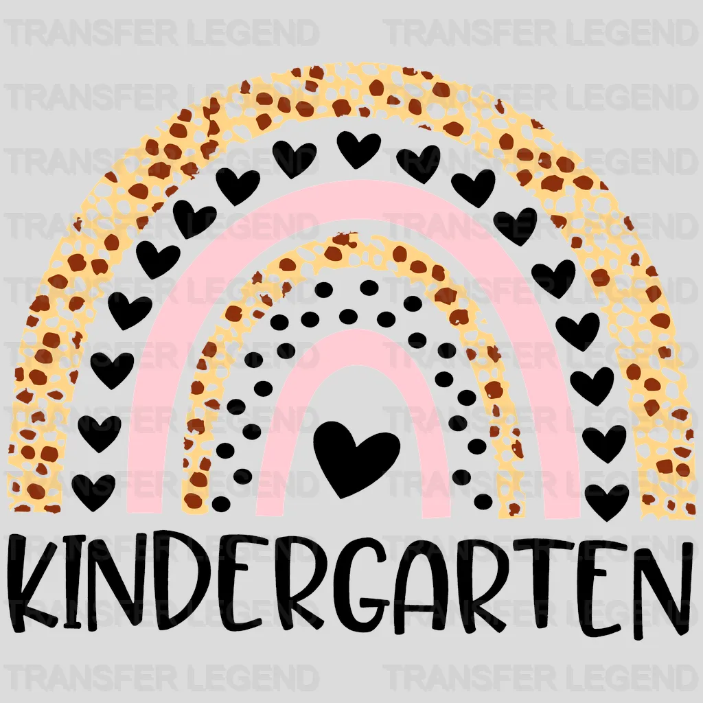 Kindergarten 100 Days Of School Design - DTF heat transfer - transferlegend