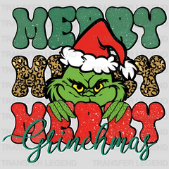 MERRY GRINCHMAS Christmas Design - DTF heat transfer - transferlegend