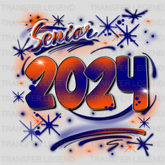 Senior 2024 Spark- Graduation DTF Transfer - transferlegend