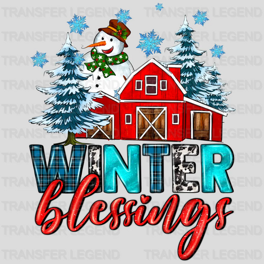 WINTER BLESSINGS DESIGN - DTF heat transfer - transferlegend