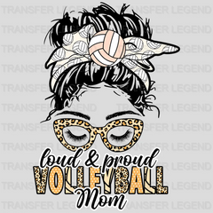 Loud Proud Volleyball Mom DTF Transfer - transferlegend