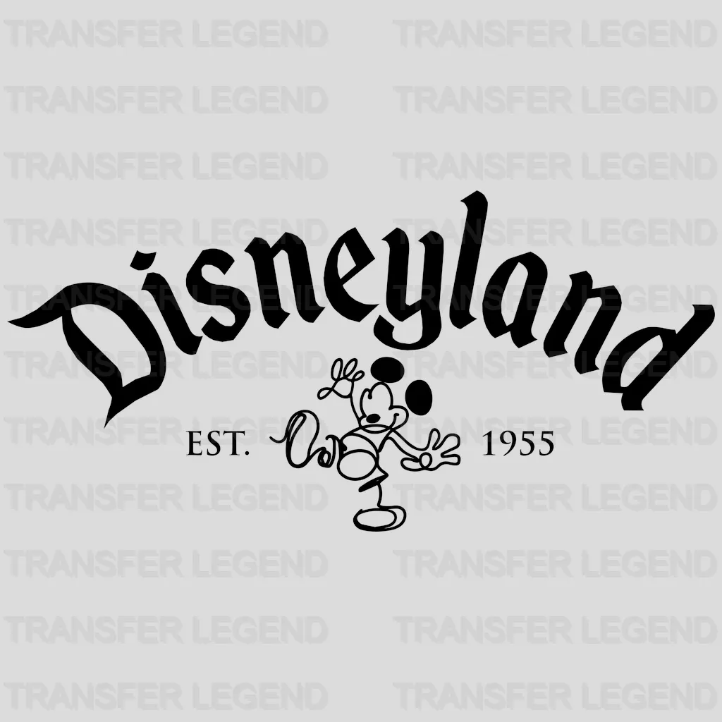 Disneyland EST. 1955 Design - DTF heat transfer - transferlegend