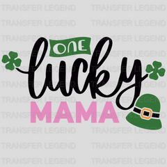 One Lucky Mama St. Patrick's Day Design - DTF heat transfer - transferlegend