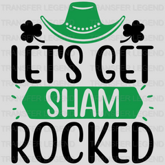 Let's Get Shamrocked St. Patrick's Day Design - DTF heat transfer - transferlegend