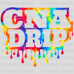 CNA Color Drip design - DTF heat transfer - transferlegend