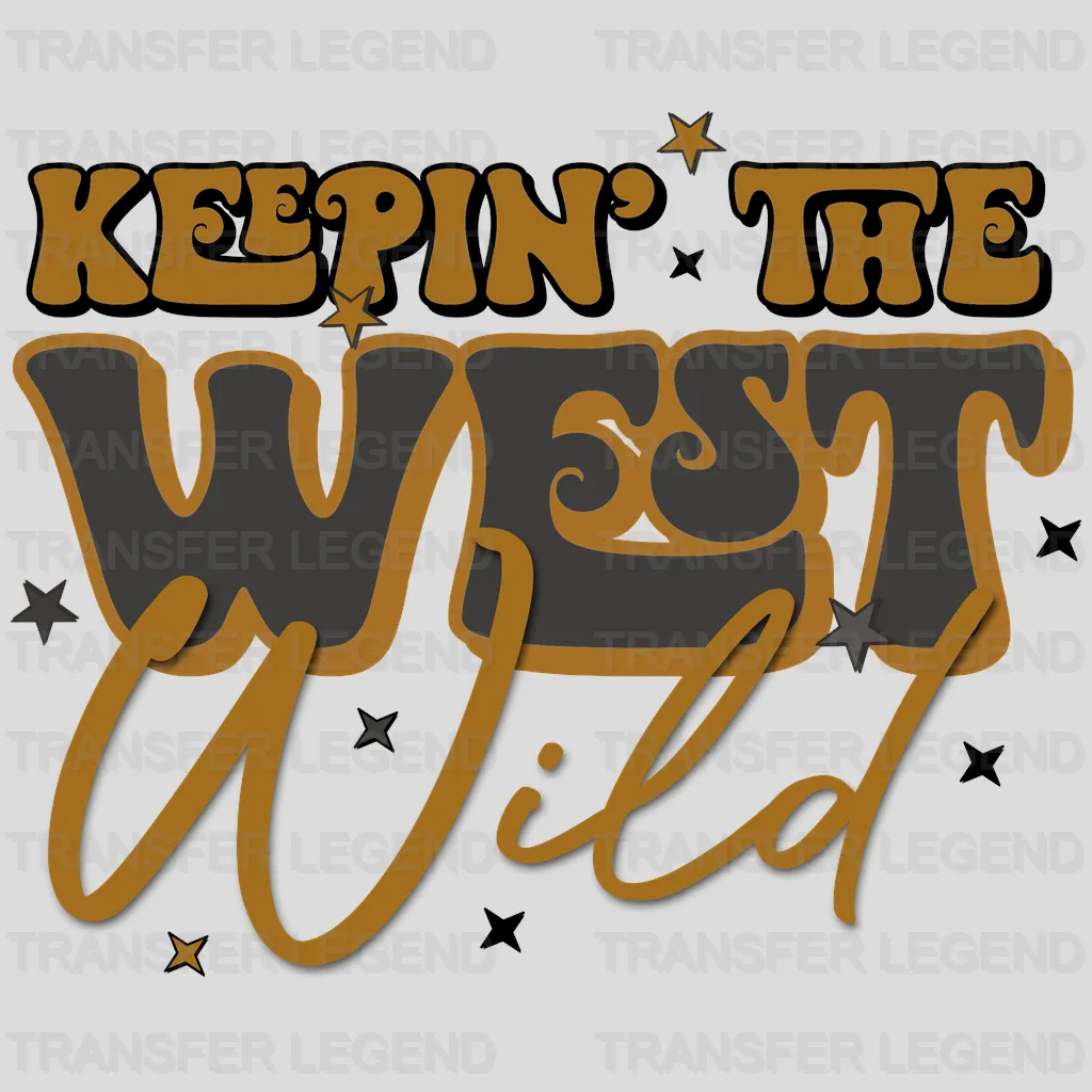 Keep'N The West Wild Stars  DTF Transfer - transferlegend