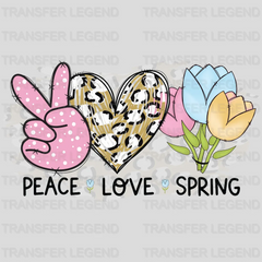 Peace Love Spring Easter Design - DTF heat transfer - transferlegend