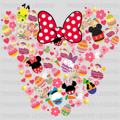 Easter Vibes Minnie Ears Design- DTF heat transfer - transferlegend