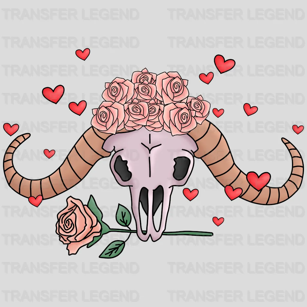 VALENTINE BULL - DTF heat transfer - transferlegend