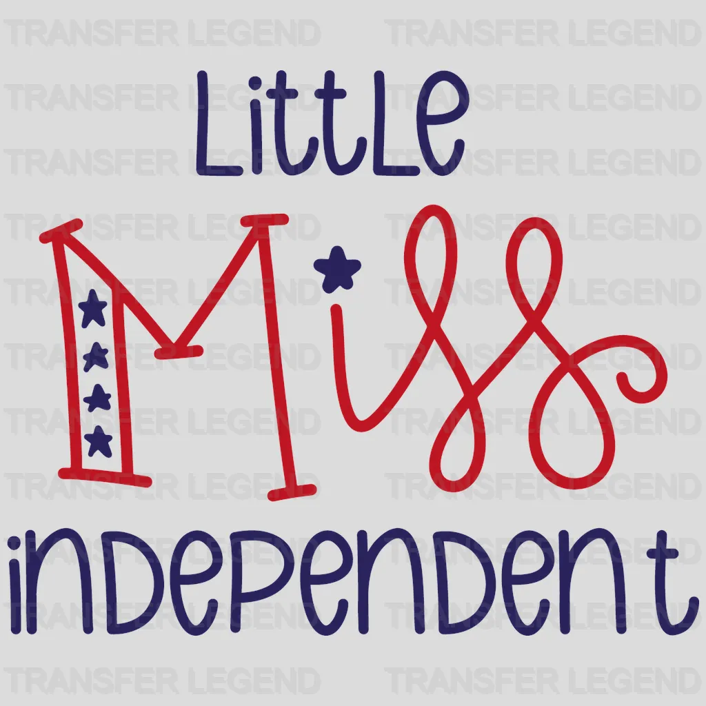 Little Miss Independent DTF Transfer - transferlegend